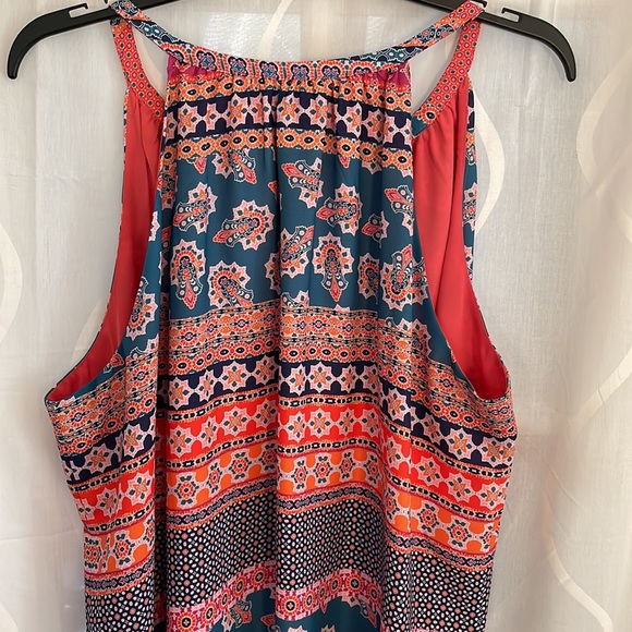 Willi Smith Sleeveless Blouse, XL - Picture 5 of 7